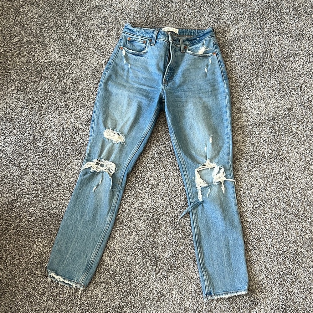 Abercrombie Curve Love Skinny High Rise Jean